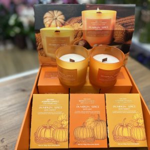 Pumpkin Spice – fűszeres sütőtök illatú szójaviasz gyertya 🎃